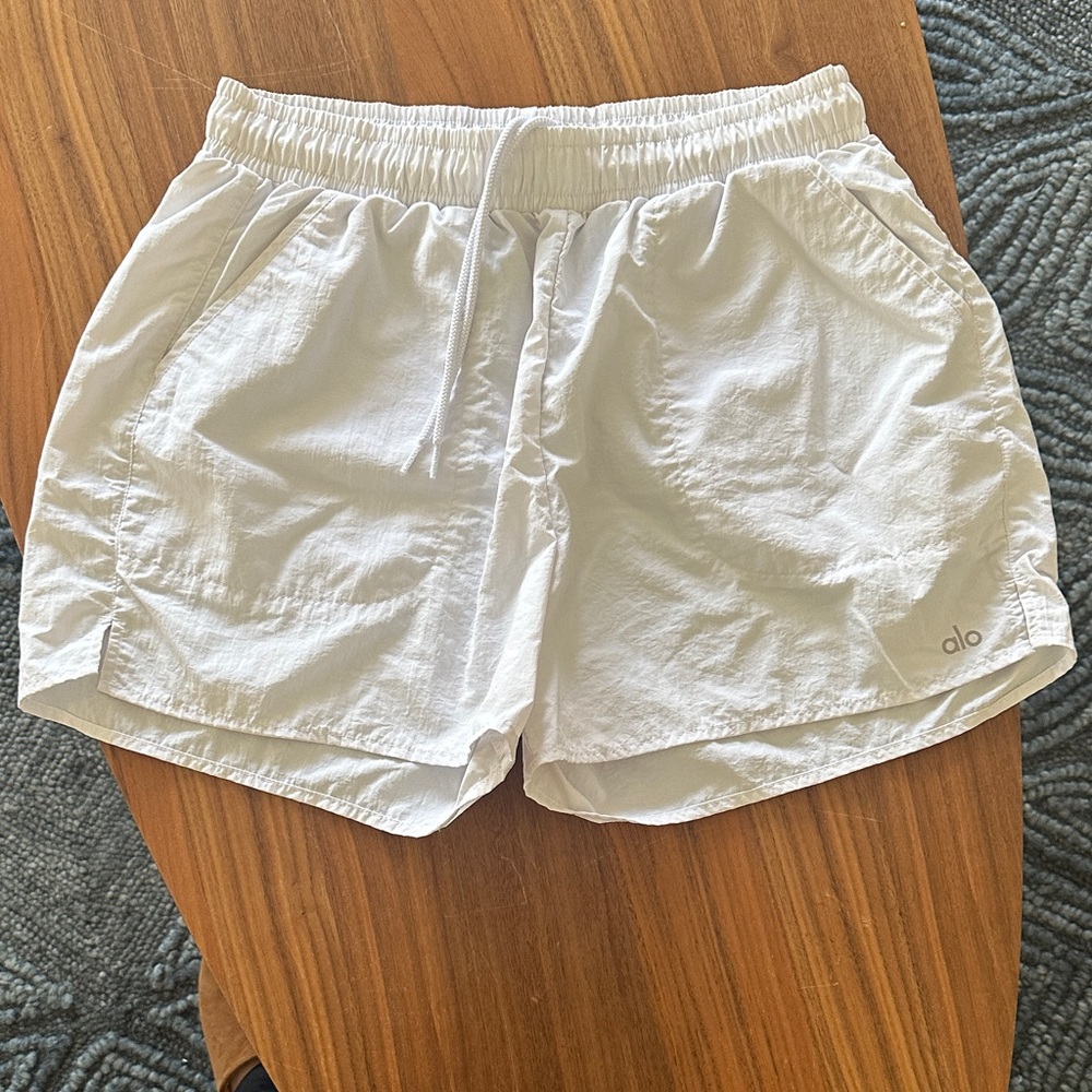 ALO Yoga Women's Bright White Athletic Shorts